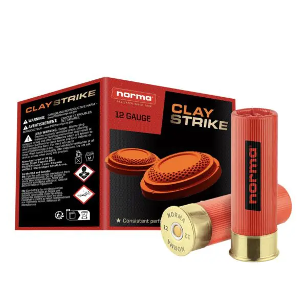 Norma 12ga 2 3/4 in. #8 shot 1 1/8 oz CLAYSTRIKE