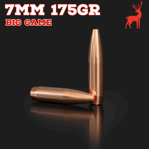 7mm (.284") 175gr Bullets - Big Game (seconds) - 250 ct
