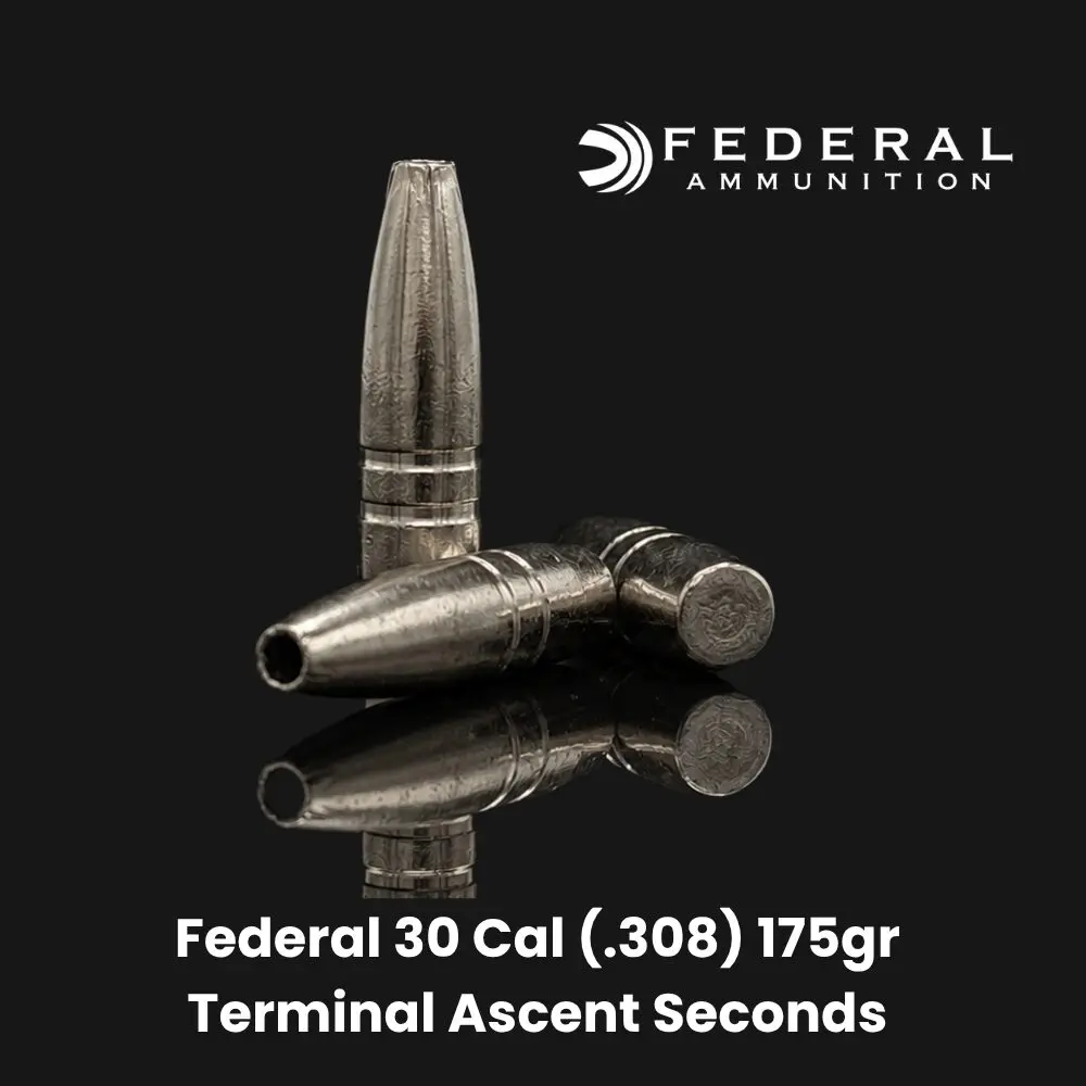 Federal 30 Cal (.308") 175gr Terminal Ascent Nickel Plated - 250ct