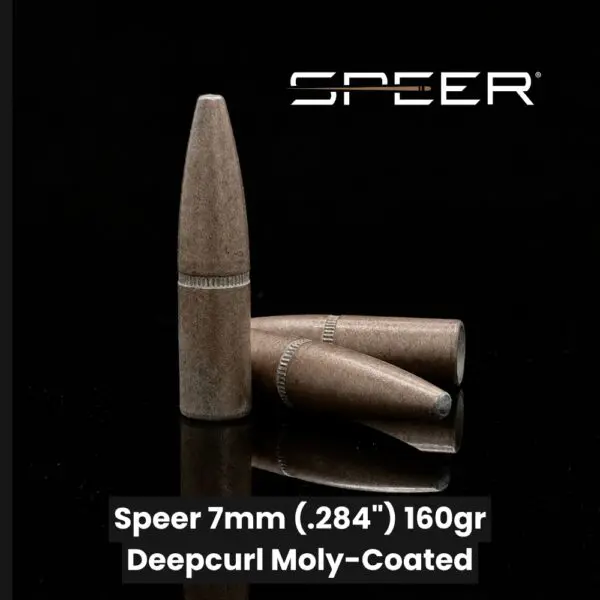 Speer 7mm (.284") 160gr Deepcurl Moly-Coated - 500ct