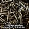 30-30 Winchester Brass (once fired) - 10 LB Bulk Box