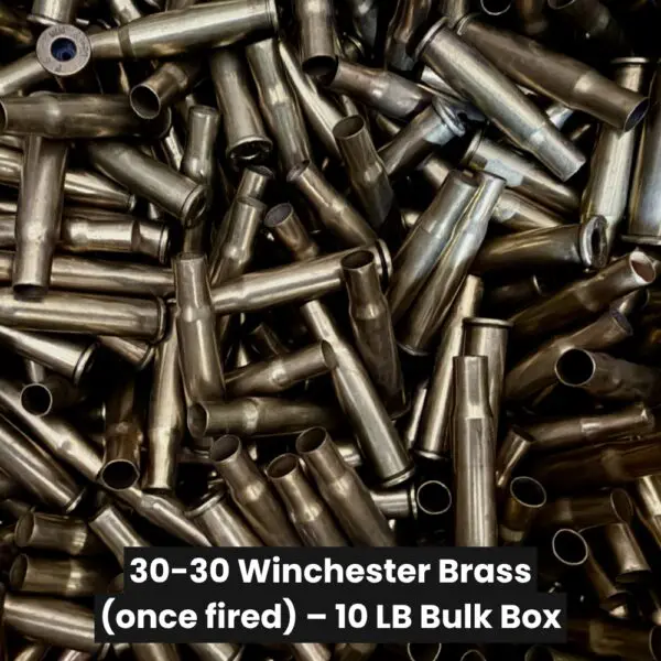 30-30 Winchester Brass (once fired) - 10 LB Bulk Box